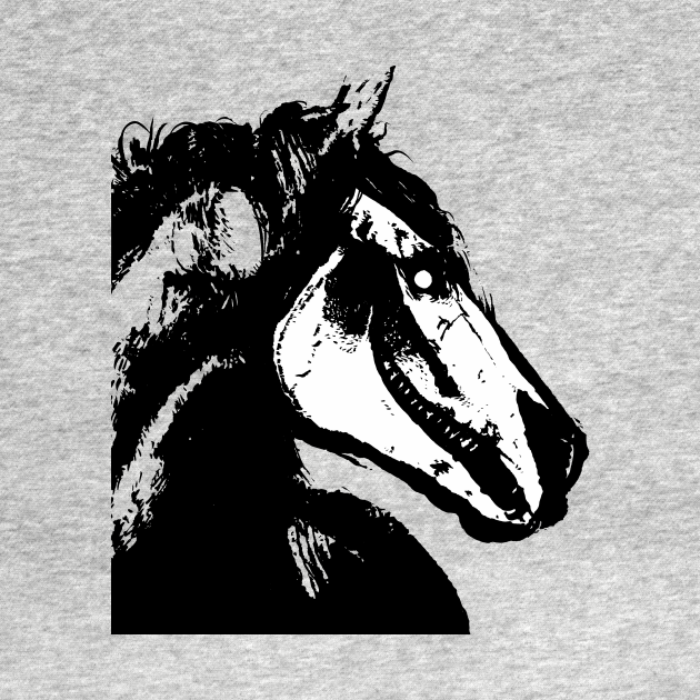 Zombie horse Horse TShirt TeePublic AU